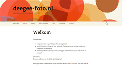 Desktop Screenshot of deegee-foto.nl
