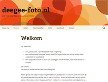 Tablet Screenshot of deegee-foto.nl
